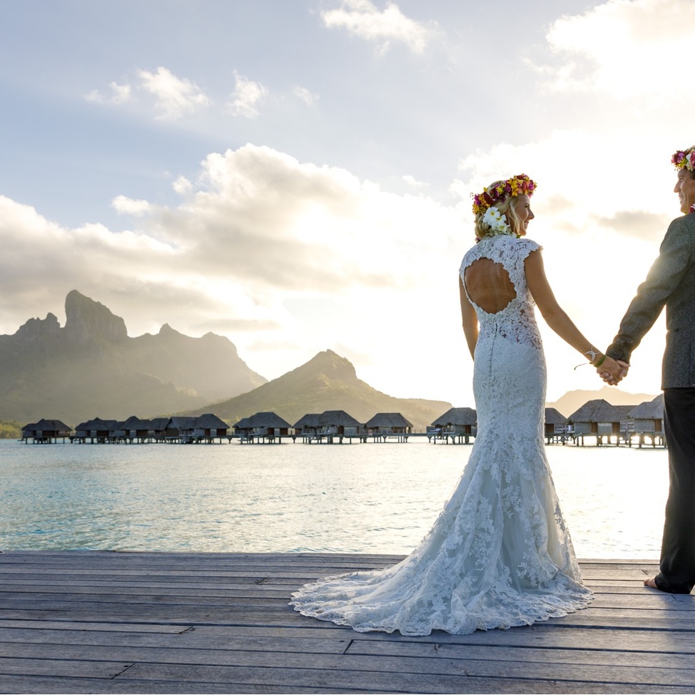 Stunning Custom Gown With Open Back And Added Emb… - image 1